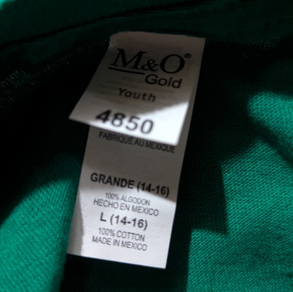 Elliott BROOD rainbow raccoon printed on M&O Gold Youth size L (14-16) NEW - Picture 3 of 3